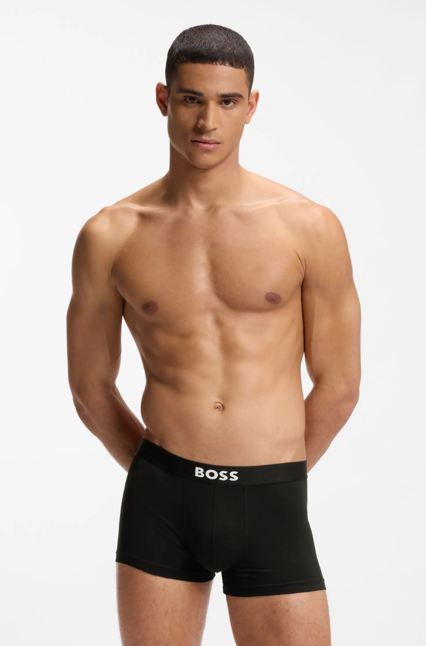 Dreierpack Boxershorts aus Stretch-Baumwolle