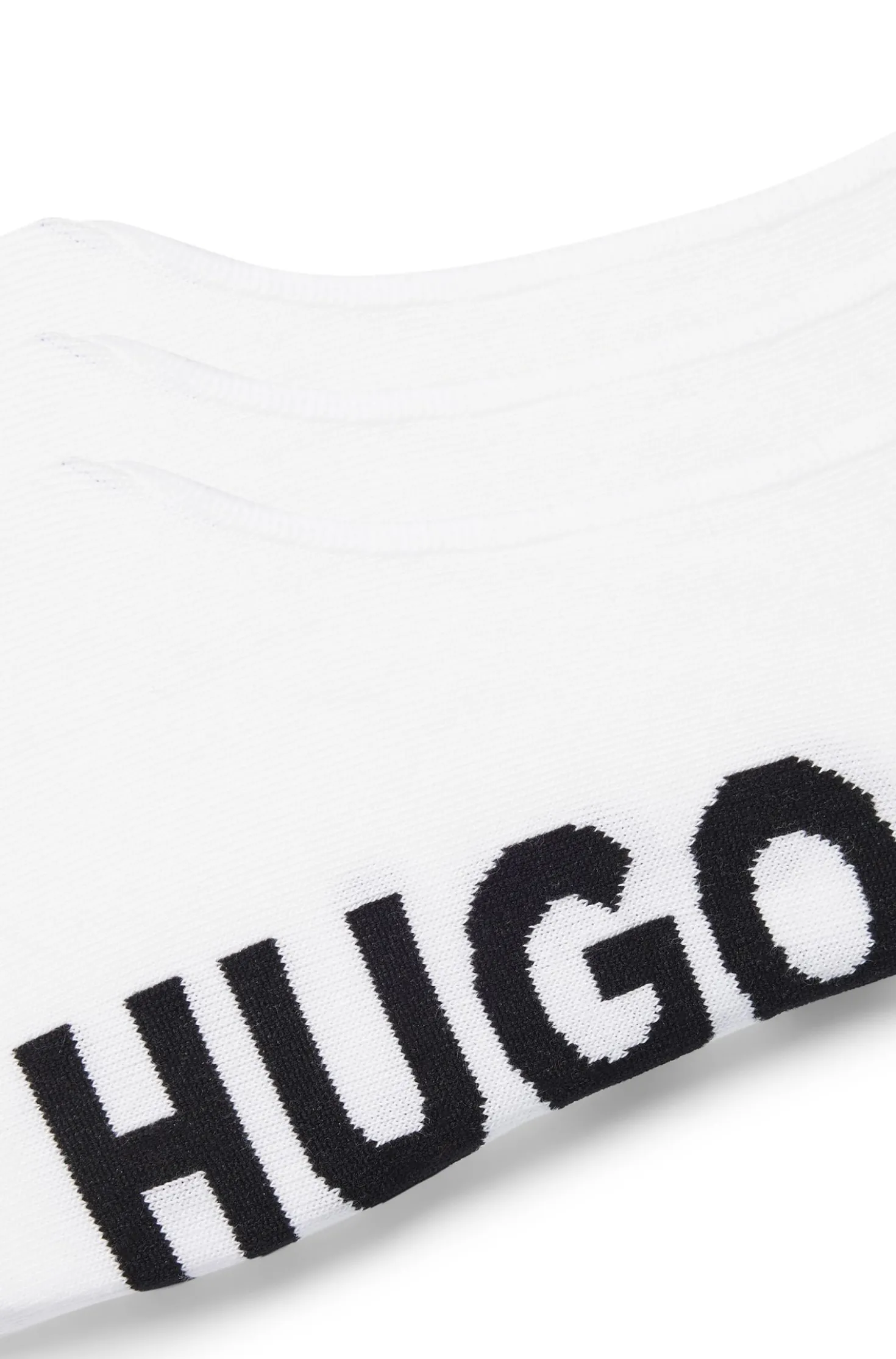 Dreierpack Füßlinge mit großen Logos