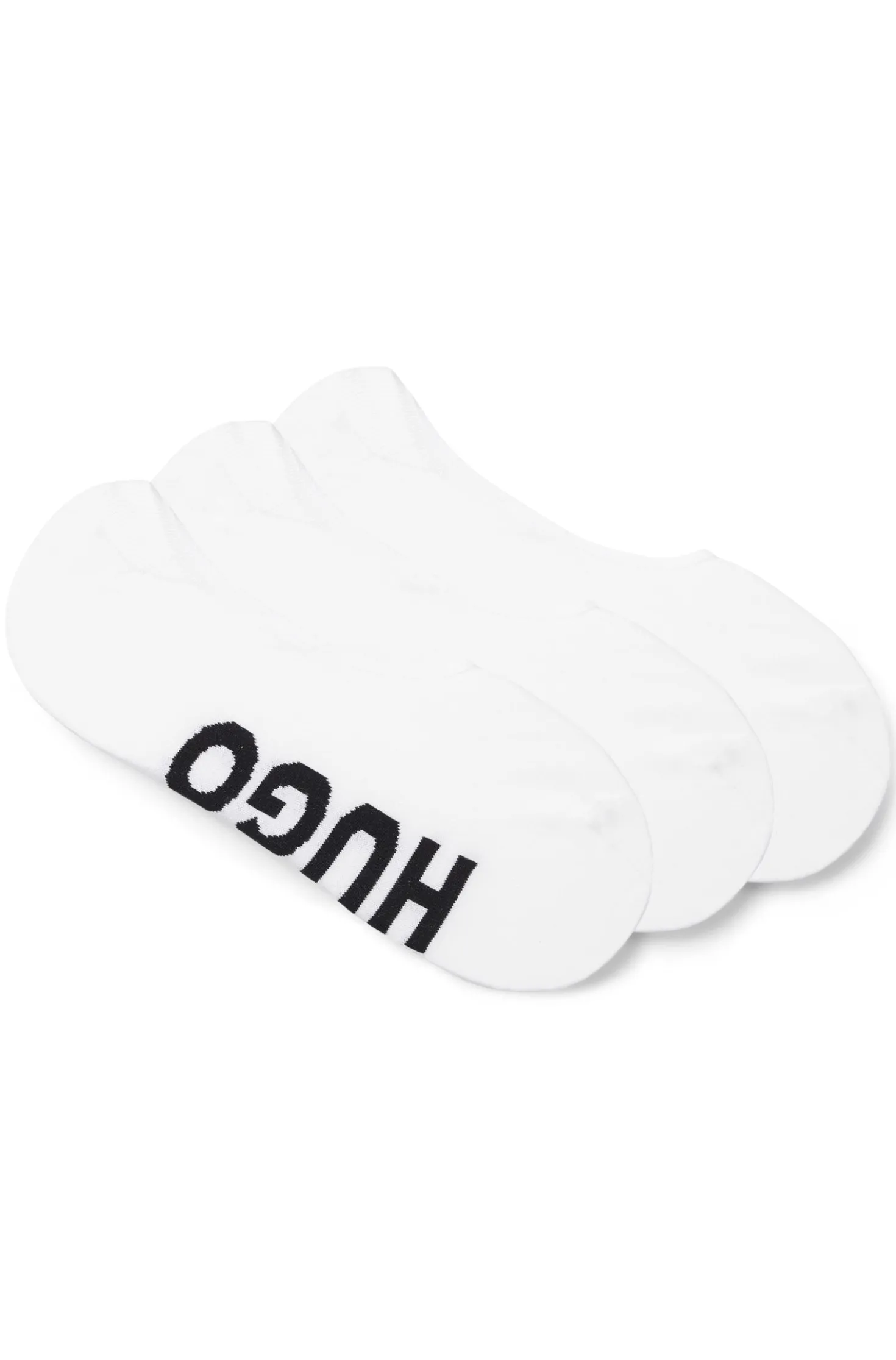 Dreierpack Füßlinge mit großen Logos