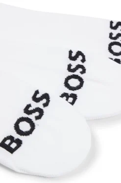 Dreierpack knöchellange Socken mit Kontrast-Logos