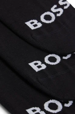 Dreierpack knöchellange Socken mit Kontrast-Logos