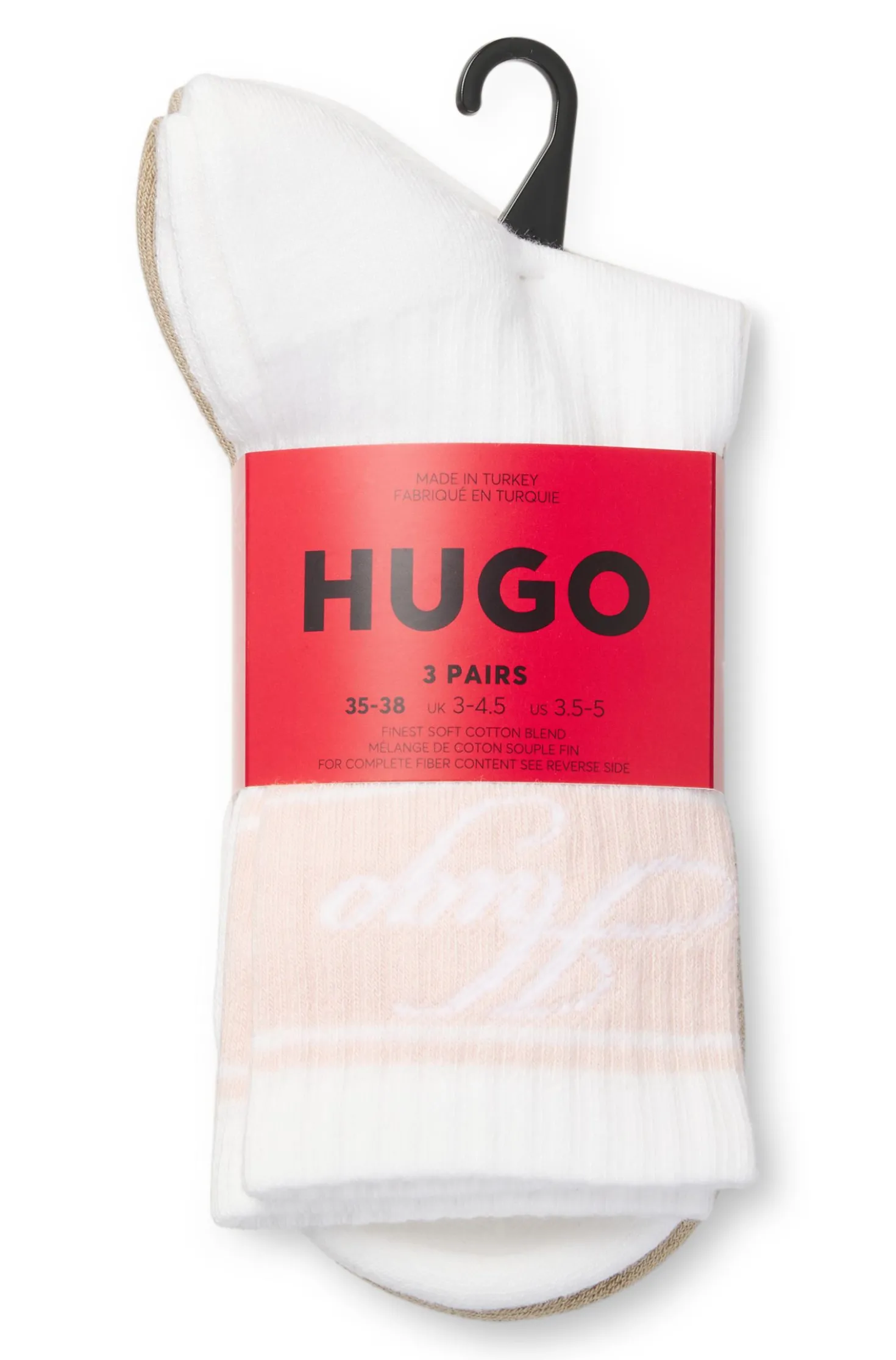 Dreierpack kurze Socken aus Baumwoll-Mix