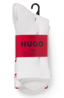Dreierpack kurze Socken mit Split-Logos