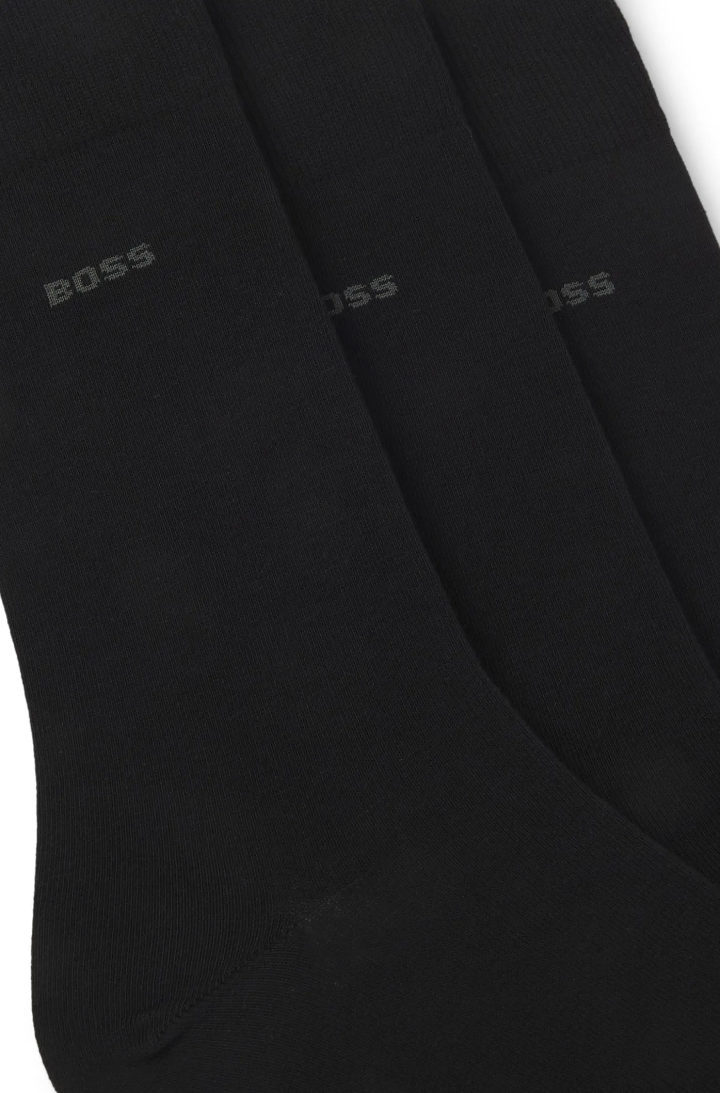 Dreierpack mittelhohe Socken aus Stretch-Gewebe