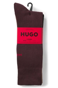 Dreierpack Socken in normaler Länge mit Logos