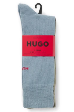 Dreierpack Socken in normaler Länge mit Logos