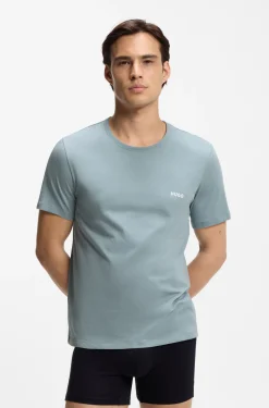 Dreierpack T-Shirts aus Baumwolle mit Logo-Print