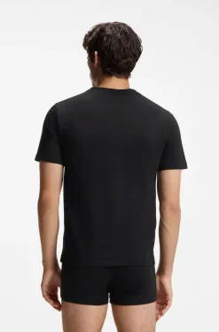 Dreierpack T-Shirts mit V-Ausschnitt aus Baumwolle