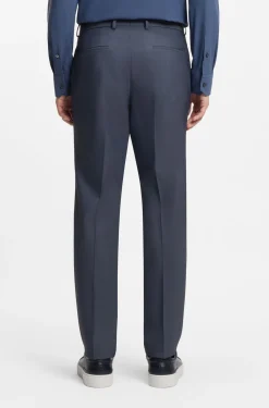 Dreiteiliger Slim-Fit Anzug mit Weste mit Reißverschluss