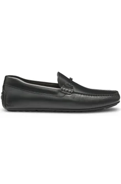 Driver-Schuhe aus Nappaleder mit Logo-Hardware