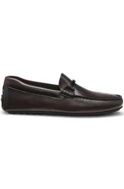 Driver-Schuhe aus Nappaleder mit Logo-Hardware