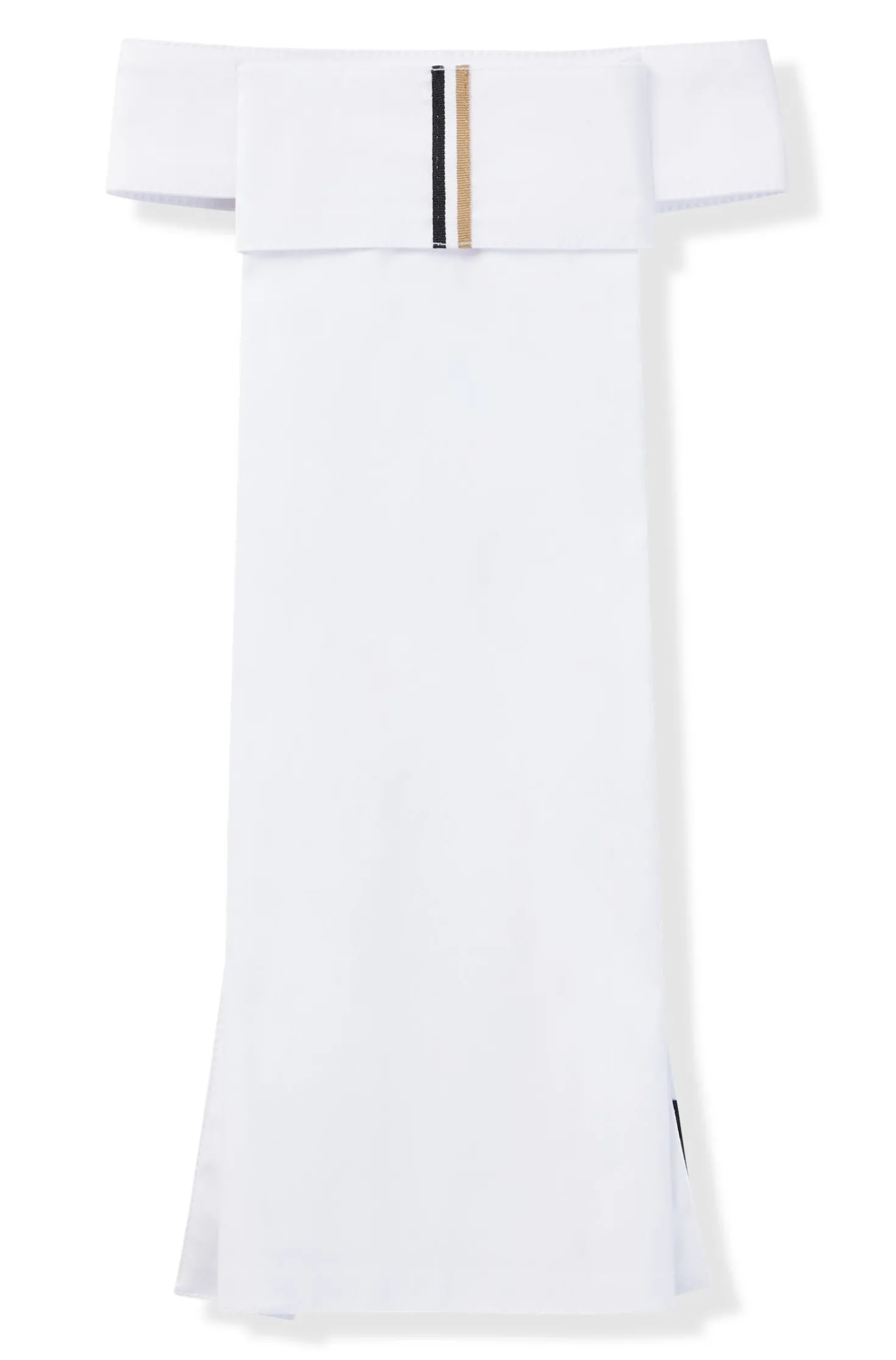 Einteiliger Reitsport-Plastron mit charakteristischem Streifen