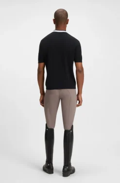 Equestrian Pullover aus Baumwolle mit Polokragen