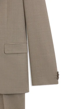 Extra Slim-Fit Dreiteiler aus strukturiertem Stretch-Gewebe
