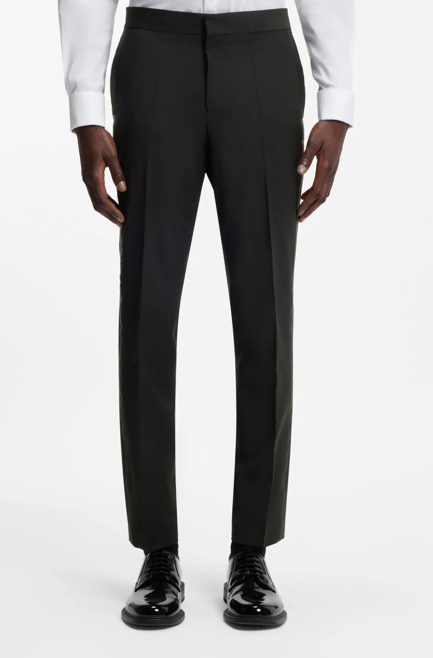 Extra Slim-Fit Hose aus einem Stretch-Woll-Mix