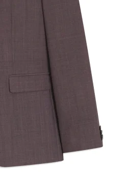 Extra Slim-Fit Popeline-Anzug aus Woll-Mix