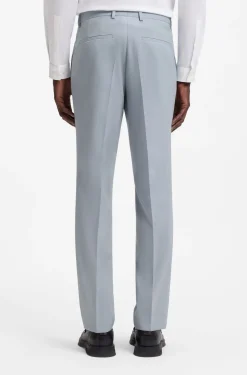 Extra Slim-Fit Popeline-Anzug aus Woll-Mix