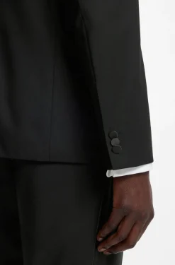 Extra Slim-Fit Smoking-Jackett aus Woll-Mix