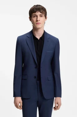 Extra Slim-Fit Zweiteiler aus Woll-Mix