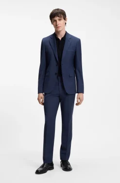 Extra Slim-Fit Zweiteiler aus Woll-Mix