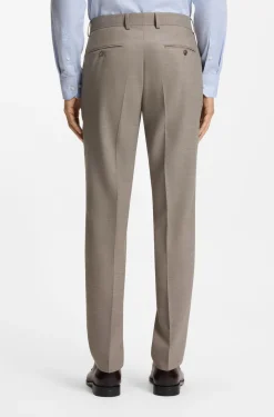 Fein gemusterter Slim-Fit Zweiteiler aus Stretch-Gewebe