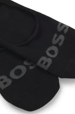 Füßlinge aus elastischem Baumwoll-Mix im Zweierpack