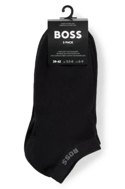 Fünferpack knöchellange Socken mit Logo-Details