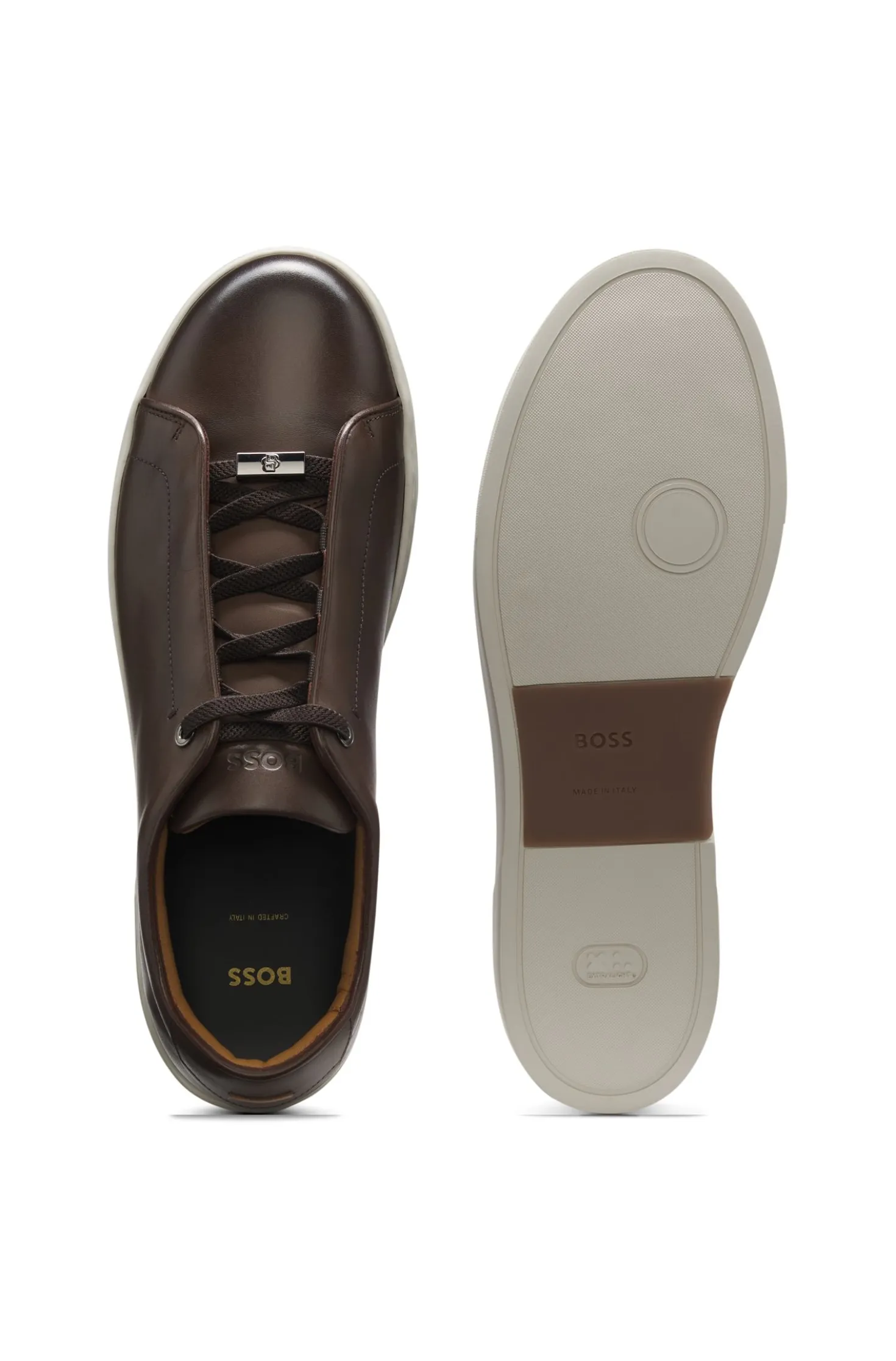 Gary Sneakers aus gebürstetem Leder
