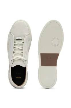 Gary Sneakers aus Veloursleder mit elastischem Schnürsystem
