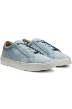 Gary Sneakers aus Veloursleder mit elastischem Schnürsystem