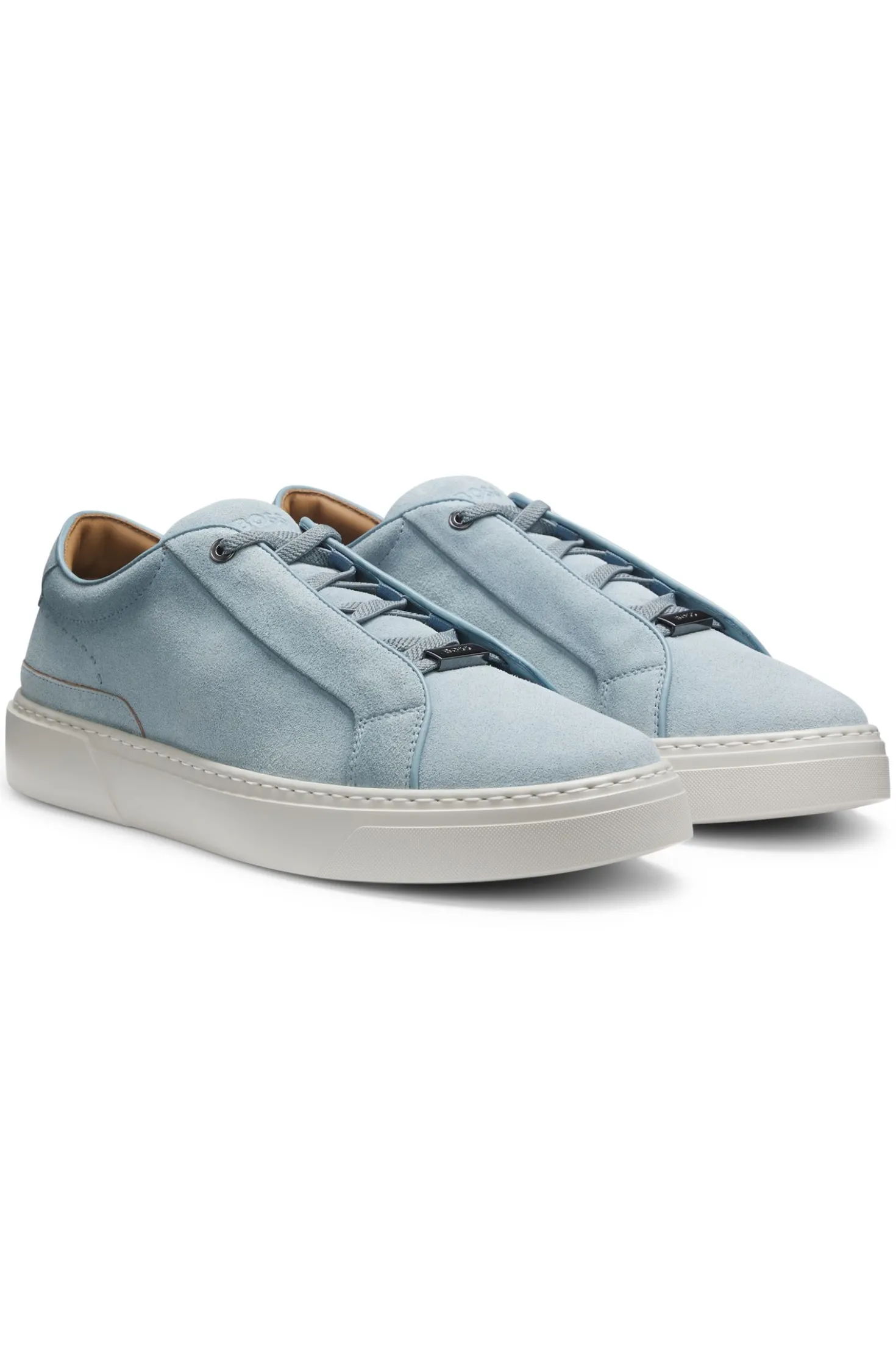 Gary Sneakers aus Veloursleder mit elastischem Schnürsystem