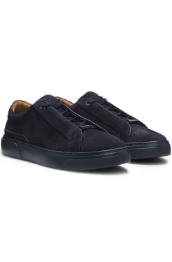 Gary Sneakers aus Veloursleder mit elastischem Schnürsystem