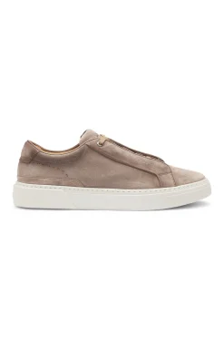 Gary Sneakers aus Veloursleder mit elastischem Schnürsystem