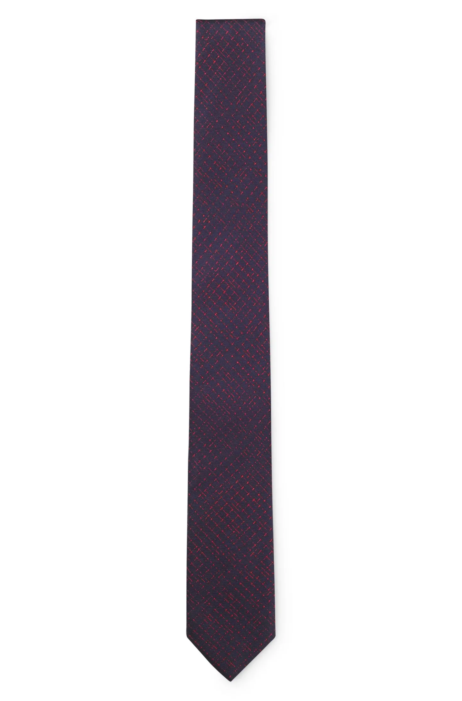 Gemusterte Krawatte aus Seiden-Jacquard