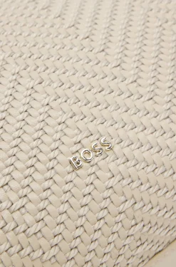 Gewebte Umhängetasche mit Double-B-Monogramm