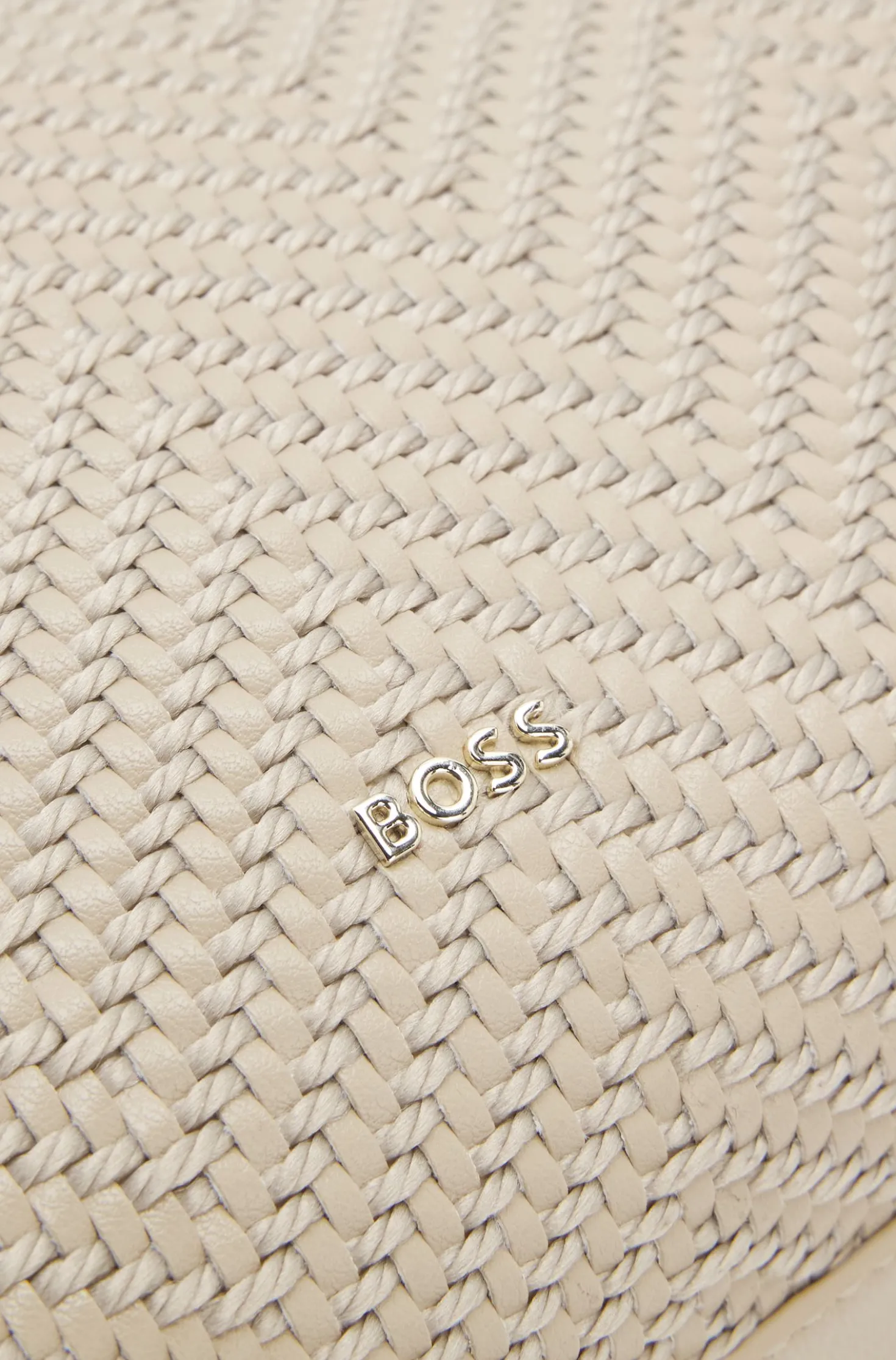 Gewebte Umhängetasche mit Double-B-Monogramm