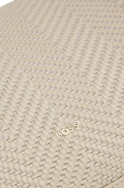 Gewebte Umhängetasche mit Double-B-Monogramm