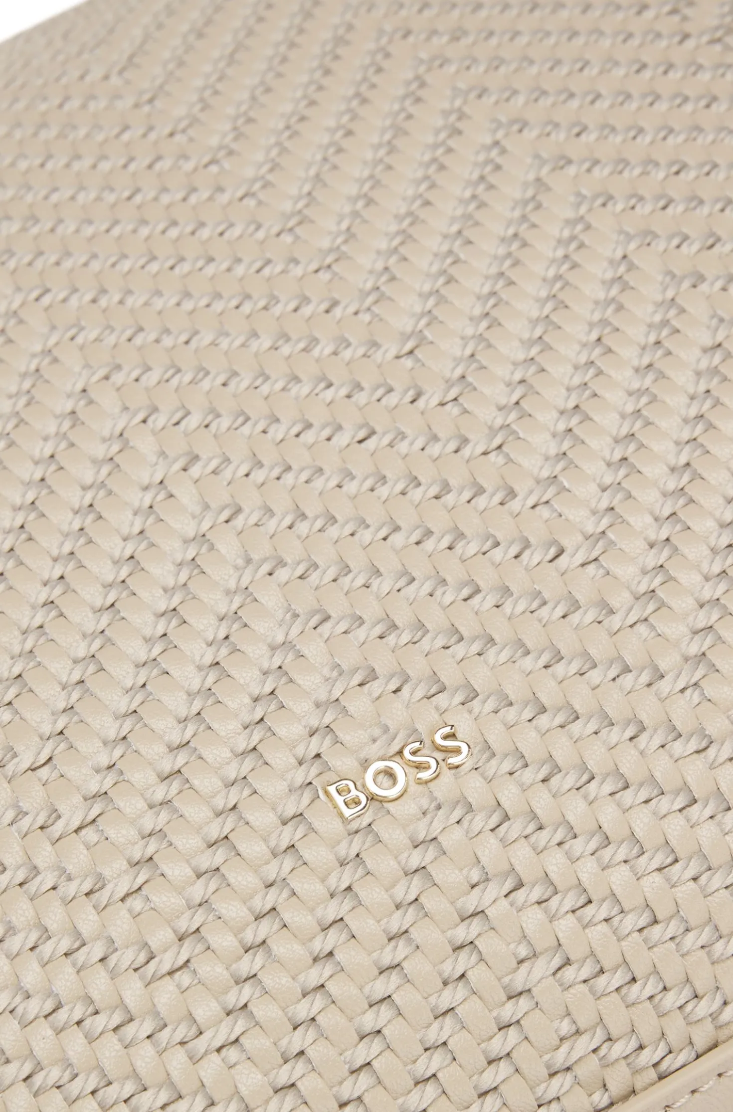 Gewebte Umhängetasche mit Double-B-Monogramm