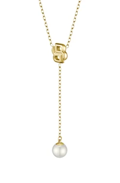 Goldfarbene Kette mit Double-B-Monogramm