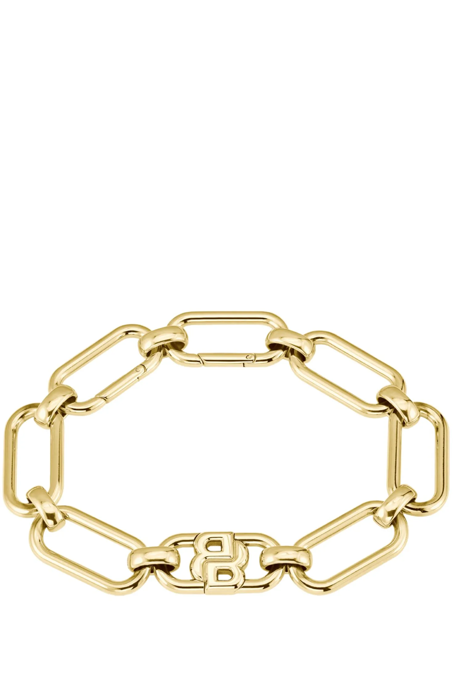 Goldfarbenes Armband mit Double-B-Monogramm