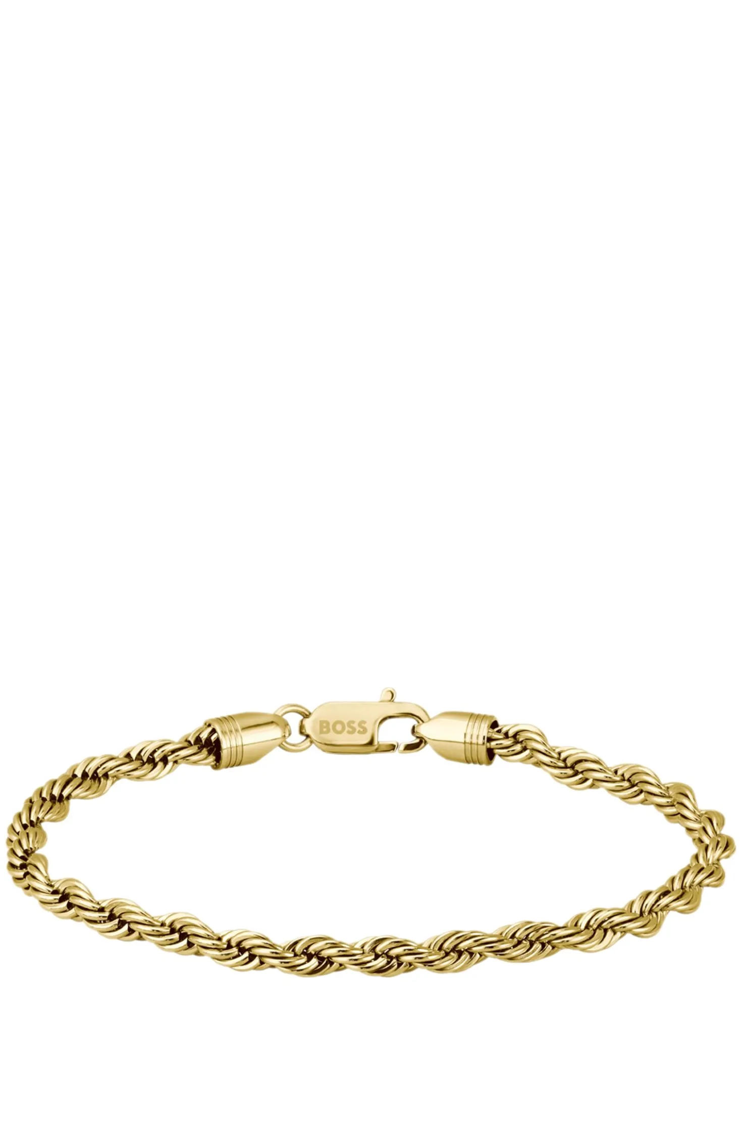 Goldfarbenes Armband mit Kordelkette