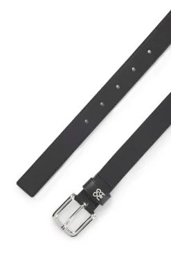 Gürtel aus italienischem Leder mit Metallbuchstaben