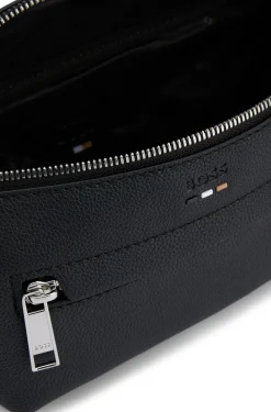 Gürteltasche aus Kunstleder mit Logo-Prägung