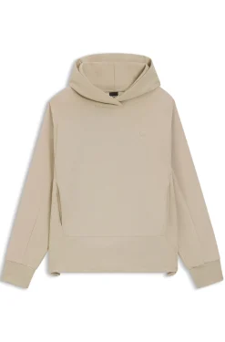 Hoodie aus Baumwoll-Mix mit kontrastfarbenen Einsätzen