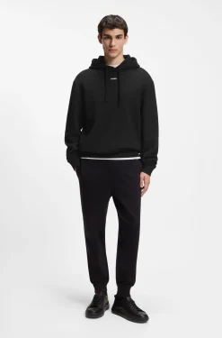 Hoodie aus Baumwoll-Terry mit Logo-Print