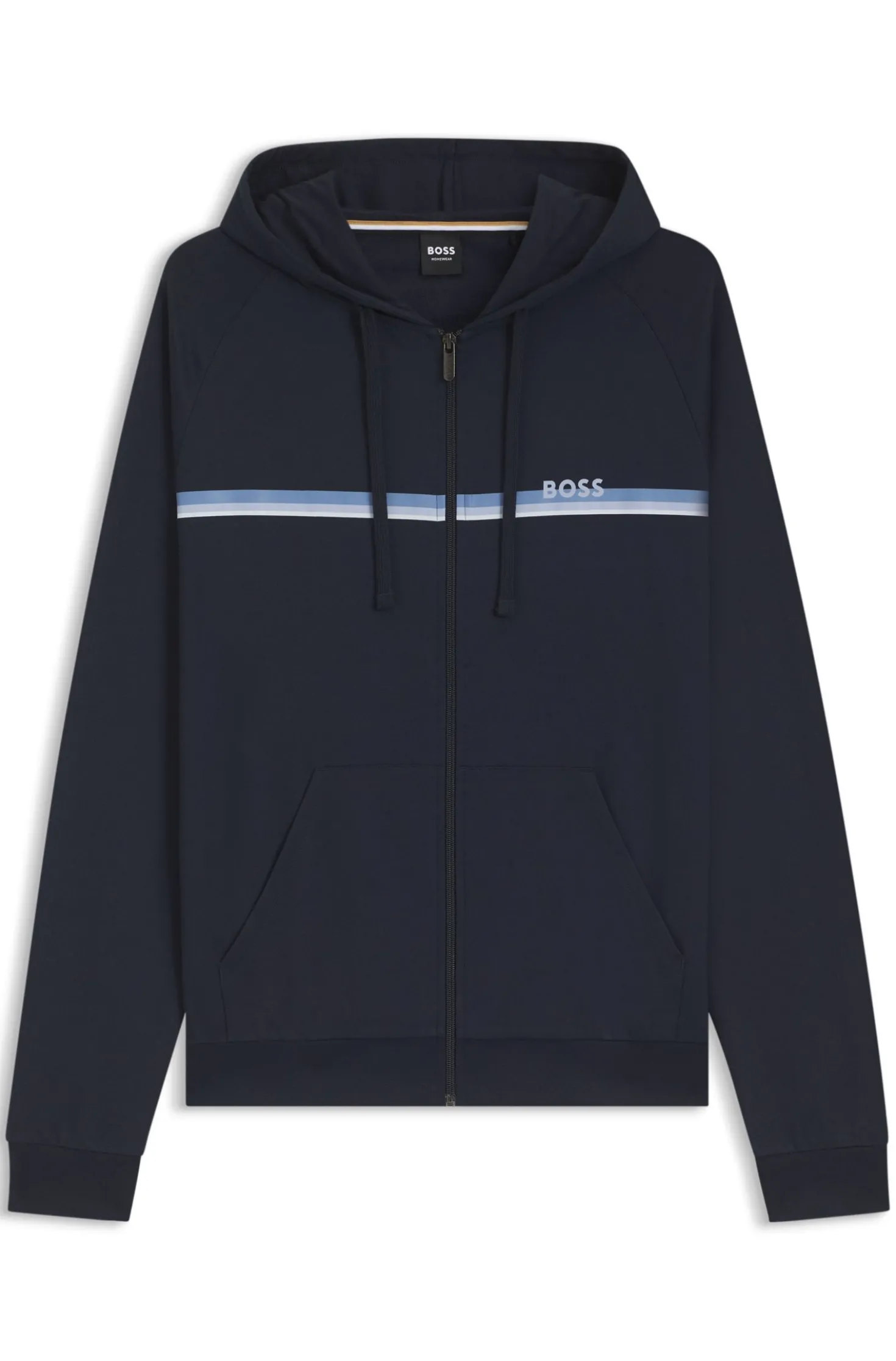Hoodie aus Baumwoll-Terry mit Reißverschluss