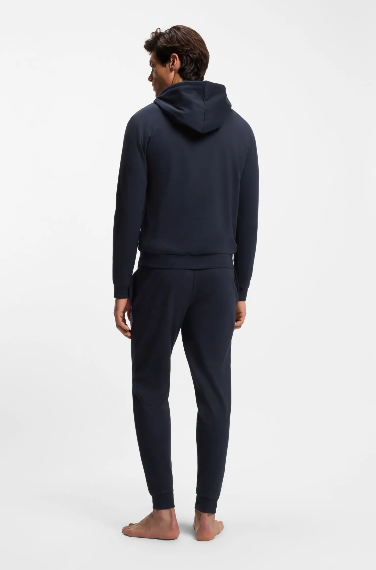 Hoodie aus Baumwoll-Terry mit Reißverschluss