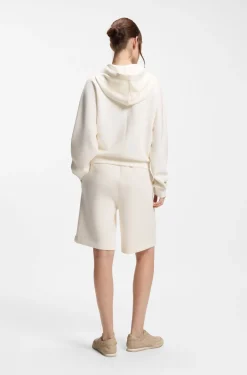 Hoodie mit abgerundetem Saum und Double-B-Monogramm