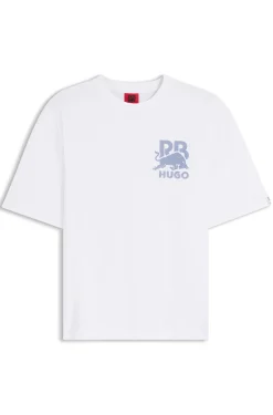 HUGO x RB Relaxed-Fit T-Shirt mit Stier-Motiv