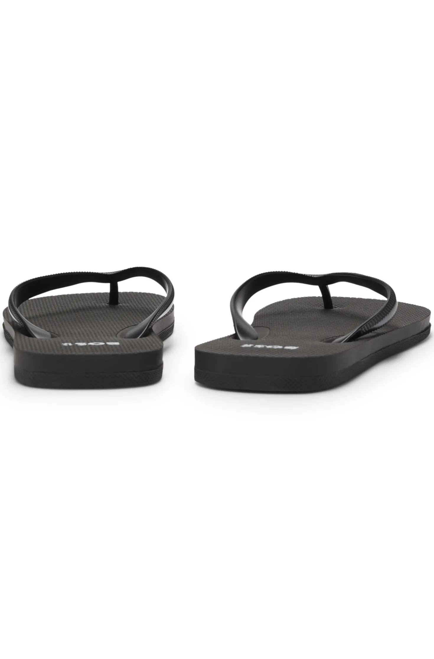 In Italien gefertigte Flip-Flops mit kontrastfarbenem Logo-Detail